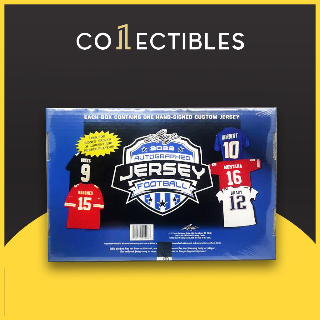 2021 Leaf Autographed Football Jersey Edition Box